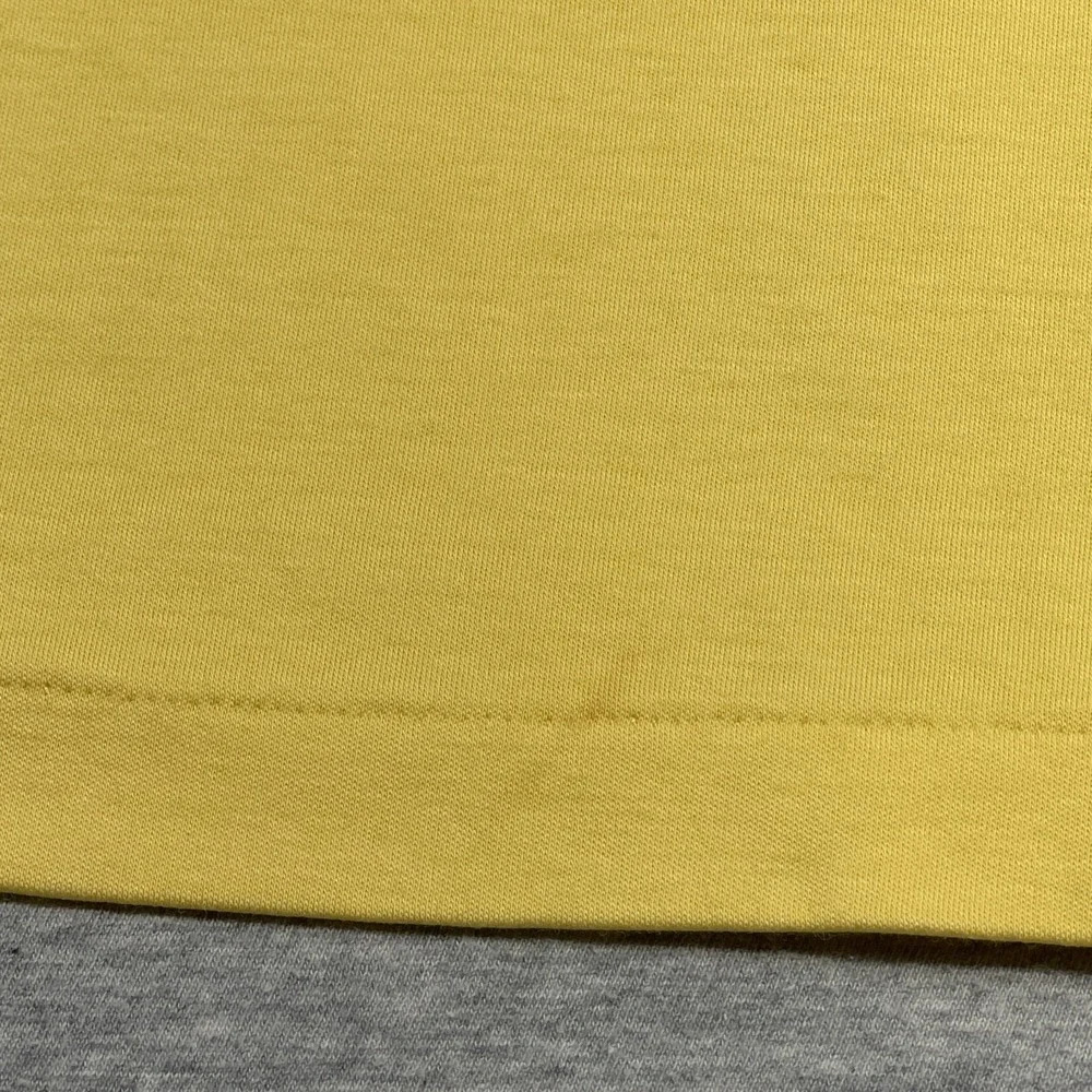 Polo Ralph Lauren Shirt Mens L Yellow Classic Fit Short Sleeve Interlock Polo